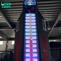 Machine de jeu d'arcade d'intérieur de 3,2 mètres, modèle King of Hammers, à monnayeur, pour le jeu de frappe de boxe