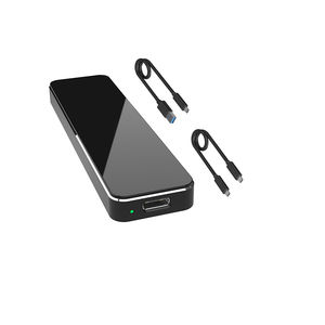 อะแดปเตอร์สำหรับหุ้มอลูมิเนียม M.2 NVMe SSD USB 3.2 Gen 2ถึง M-Key โซลิดสเตทไดรฟ์กล่องภายนอก UASP สำหรับ2242/2260/2280 - Product Image 1