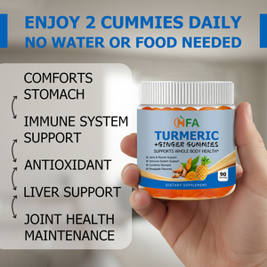 Best Selling Turmeric Ginger Gummies with Turmeric Pineapple Extract Immune System Support and Joint Healthy Maintenance Candy - Product Image 3