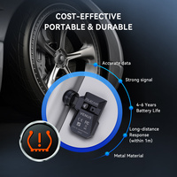 Ensemble de 4 capteurs de pression des pneus universels MUCAR VENU 5, double fréquence 315 MHz 433 MHz, programmables avec valve, ensemble de capteurs TPMS