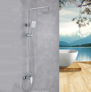 Ensemble <span class=keywords><strong>de</strong></span> douche <span class=keywords><strong>de</strong></span> <span class=keywords><strong>salle</strong></span> <span class=keywords><strong>de</strong></span> <span class=keywords><strong>bain</strong></span> à prix d'usine avec configuration en laiton et acier inoxydable, douchette à noyau <span class=keywords><strong>de</strong></span> valve en céramique - Product Image 5