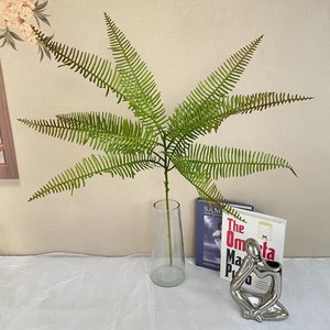 YL <strong>Large</strong> Artificial <strong>Plants</strong> Persian Leaves Real Touch Simulated <strong>Plants</strong> Indoor Outdoor Garden Decor <strong>Artifical</strong> Fern Long Stem - Product Image 2