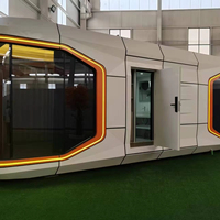 Maison en capsule en acier innovante hautement recommandée avec installation rapide et design moderne pour espaces de vie contemporains