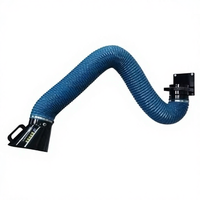 Bras extracteur de fumées de soudage industriel télescopique, bras d'aspiration de fumées, bras de collecte de poussières et de fumées pour purificateur de fumées de soudage