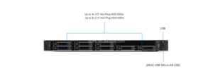 Serveur Rack 1U Dell PowerEdge R350 à Prix d'Usine, Serveur R350 avec Processeur Xeon, Mini Serveur Rack de Niveau Entreprise - Product Image 2