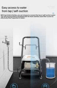 Nouvelle machine de nettoyage haute pression 130 bars 220V, pompe à eau ultra-puissante en acier inoxydable pour atelier de lavage automobile - Product Image 3