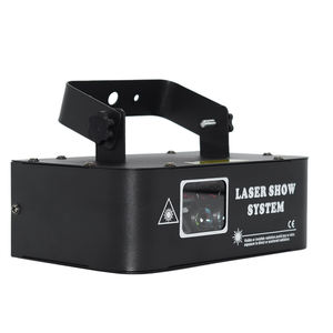 Mini haz de líneas láser a todo color de una sola cabeza Luz láser DJ Disco Show Night Club RGB Stage Laser Light - Product Image 6