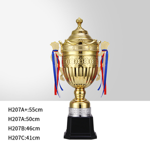 Vente d'usine <span class=keywords><strong>Trophée</strong></span> en métal plaqué or Design tendance pour les événements sportifs Prix honorifiques <span class=keywords><strong>Logo</strong></span> <span class=keywords><strong>Trophée</strong></span> imprimé UV - Product Image 2