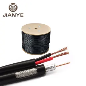 Rg59 2C 2+1 Coaxial cable High Quality CCTV Cable Quality 75ohm TV Aerial Coaxial Cable RG59 WITH POWER