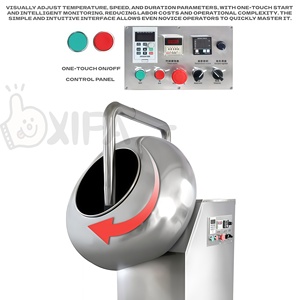 Macchina Manuale per Rivestimento di Cioccolato Facile da Usare per Confettieri Artigianali, Ideale per Piccoli Lotti di Pretzel e Fragole - Product Image 3