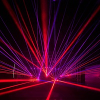 Laser de scène DMX RGB 10 Watts Knight pour spectacle de lumière disco avec animation et texte - Prix