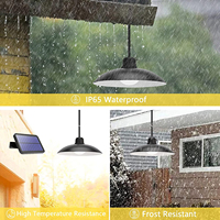 Lampe solaire LED, étanche, de voyage en plein air, 50 w, ampoules de camping avec télécommande