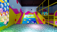 GOOEST Dynamic Slide, projecteur interactif en plastique écologique pour enfants avec plus de 20 écrans pour aire de jeux intérieure - Facile à utiliser