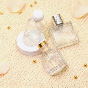 Flacons cosmétiques plats en verre de 30 ml, 50 ml, 100 ml avec bouchons pulvérisateurs à pompe, réutilisables pour parfum – Vente en gros - Product Image 6