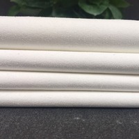 Vente en gros de cuir microfibre PU gaufré blanc écologique imperméable de 0,6 mm à 2,0 mm pour sacs, chaussures, meubles, canapés et décorations
