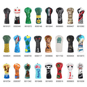 Im Angebot PU-Leder Golf-Zubehör Vierblättriges Kleeblatt Bestickte Golf-Schlägerhauben Driver Golf-Schlägerabdeckungen - Product Image 3