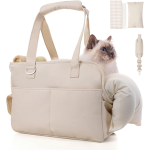 Airline Approved Pet Carrier Bag Dog Carrier Holds up to 20lbs Dog and <b>Cat</b> Carriers for <b>Cats</b> and Small Dogs - Product Image 1