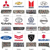 Prix fabricant acheter culasse de moteur pour Mazda Isuzu Suzuki Peugeot Renault Fiat Honda Opel Daewoo Citroen culasse