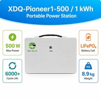 Générateur solaire XDQ Pioneer1-500 1kWh LiFePO4 314Ah, station d'alimentation portable 500W MPPT pour utilisation hors réseau, OEM personnalisé
