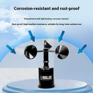 Kunden spezifischer meteoro logischer Ultraschall-Windgeschwindigkeits-Richtungs sensor 4-20mA Drei-Tassen-Messgerät Luftvolumen-Geschwindigkeit messgeräte - Product Image 3