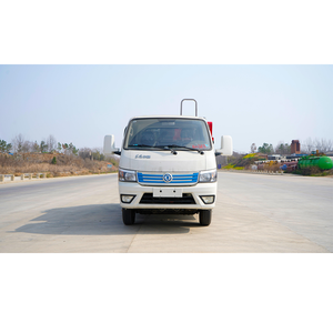 Camion à ordures électrique à compression de 5,3 mètres cubes, moteur à batterie pure, commande manuelle électrique à distance, fabrication sur mesure - Product Image 2