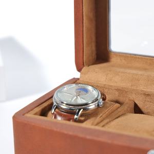 High-End PU Leather <b>Watch</b> Storage <b>Box</b> Multi-Position Velvet <b>Watch</b> <b>Case</b> with 5 Lots High Quality Features - Product Image 5