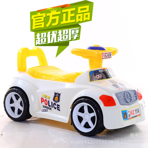 Ride On <b>Police</b> <b>Car</b> <b>Toy</b> For Kids 2-4 Years Plastic Unisex With Music And Lights - Product Image 1