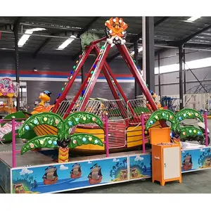 Children Carnival Rainforest Themed Pirate Ship Rides Trailer Small Viking Pirate Ship