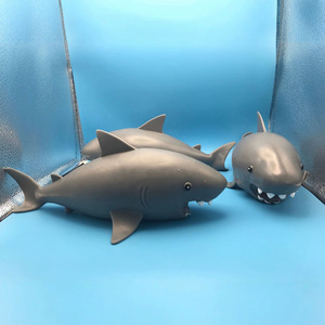 Juguete de Peluche de Tiburón Gordo y Orca de Rebote Lento, Animal Marino Antiestrés para Juego Sensorial y Suministros de Regalo Creativos - Product Image 1