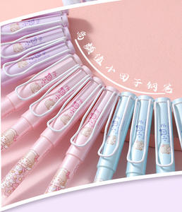 <span class=keywords><strong>Stylo</strong></span> effaçable <span class=keywords><strong>thermosensible</strong></span> Flow Sand pour les filles de l'école primaire, bel aspect, cartouche d'<span class=keywords><strong>encre</strong></span> bleue cristalline remplaçable - Product Image 4