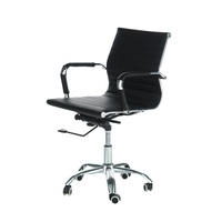 Bas prix Mobilier de bureau à dossier haut de haute qualité Chaise de bureau pivotante moderne pour ordinateur avec coque arrière