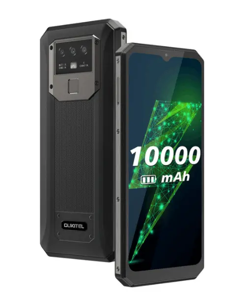 OUKITEL K15 בתוספת 10000mAh NFC Smartphone 6.52 "אנדרואיד 10.0 פנים מזהה נעילה 4GB RAM 32GB ROM 13MP לשלושה מצלמות טלפון נייד