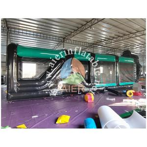 Parcours d'obstacles gonflable pour enfants, thème lutte contre les incendies, jeu gonflable d'extérieur Wipe Out - Product Image 4
