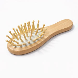 High Quality Ionic Bamboo Wooden Hair Comb Portable <b>Scalp</b> <b>Massage</b> Hair Care Comb Non-Damaging <b>for</b> Home & Travel Use - Product Image 3