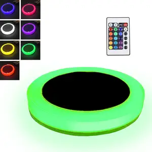 RGB Lampu Kapal Bawah Air Taman Tenaga Surya Luar Ruangan Lampu Kolam LED Bola Lampu Mengambang dengan Remote Control RGB