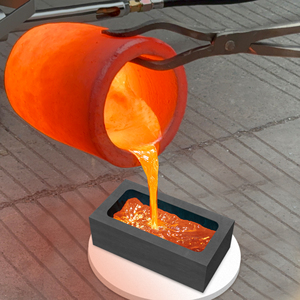 12kg độ tinh khiết cao <span class=keywords><strong>Graphite</strong></span> container đồng vàng bạc nhôm nóng chảy lò điều kiện mới giá cả cạnh tranh cho kim loại - Product Image 6