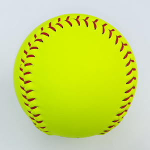 Pelota de Softbol de Cuero de 12 Pulgadas con Diseño de Logotipo Personalizado, Núcleo de PU, Lanzamiento Rápido COR .47, 375 LBS, Aprobada por la <span class=keywords><strong>ASA</strong></span> - Product Image 5
