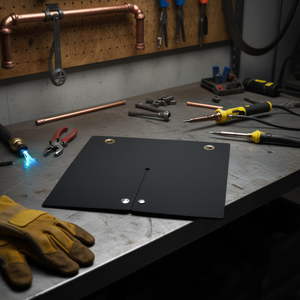 Alfombrilla de soldadura de fibra de carbono, resistente al calor, 12 x 12 pulgadas, 1800F, protector contra llamas para fontanería, soldadura con antorcha de propano - Product Image 2