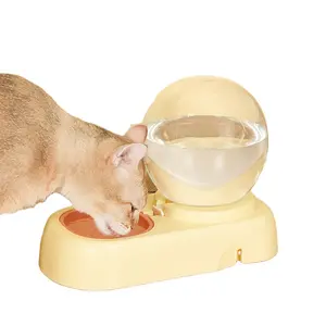 Pakeway переносная сублимационная поднятая нержавеющая сталь двойная кормушка питьевая вода миска для собак кошек домашних животных глубоководный жемчуг