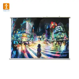 Hot Sale Hanging Banner Anime Movie Sports Stars Custom Wall Scroll With Pole