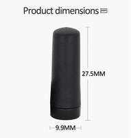 28MM 2.4G Petite Mini Antenne À Manches Courtes SMA Mâle Manchon En Caoutchouc WIFI Bluetooth Antenne