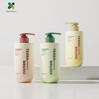 Botella de Plástico Personalizada de 500 ml para Champú con Bomba Dosificadora para Acondicionador de Cabello, Gel de Ducha, Cuidado de la Piel y Envases Cosméticos