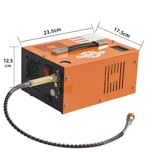 Compresseur d'air portable SolidTop 4500psi 30MPa 300bar PCP haute pression <span class=keywords><strong>sans</strong></span> huile refroidi par air 12V 110V 220V pour paintball, plongée sous-marine, voiture - Product Image 5