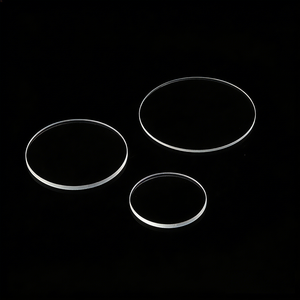 Plaque en verre de quartz optique en silice fondue, rainurée au laser, polie, pureté élevée 99,99% - Product Image 1
