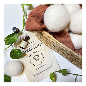 Boules <span class=keywords><strong>de</strong></span> séchage en <span class=keywords><strong>laine</strong></span> écologiques faites à la main, 6 pièces, vues à la télévision, 100 couleurs, pour usage domestique - Product Image 1