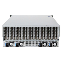 Toploong 4u 8 9 Gpu cartes Rack serveur boîtier châssis plate-forme 3 + 1 Position d'alimentation redondante pour serveur minier de plate-forme