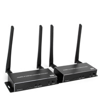 Hardrock Metal KVM Wireless Extender 200M Audio Video 4K Wanddurchdringende Bildschirmspiegelung Tastatur-Maus-Synchronisation