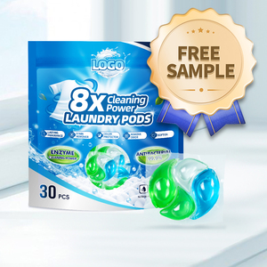Muestra Gratuita de Cápsulas de Detergente para Ropa Ecológicas y <span class=keywords><strong>Desechables</strong></span> 4 en 1, 15g, Concentradas, Eliminan Manchas, Antibacterianas, Limpieza Profunda - Product Image 1