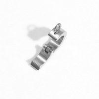Fermoirs à ressort |   Fermoir en acier inoxydable plaqué PVD 18 carats avec boucle pour la fabrication de bijoux DIY |   Durable, hypoallergénique et imperméable