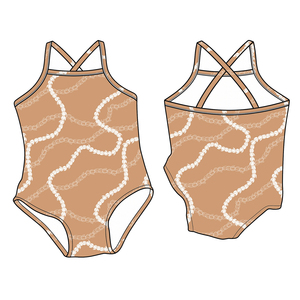 Customized Printing Baby Hawaii <b>Swimsuit</b> Romper Crossed Back Bubble Polyester/Nylon Breathable & Waterproof - Product Image 1